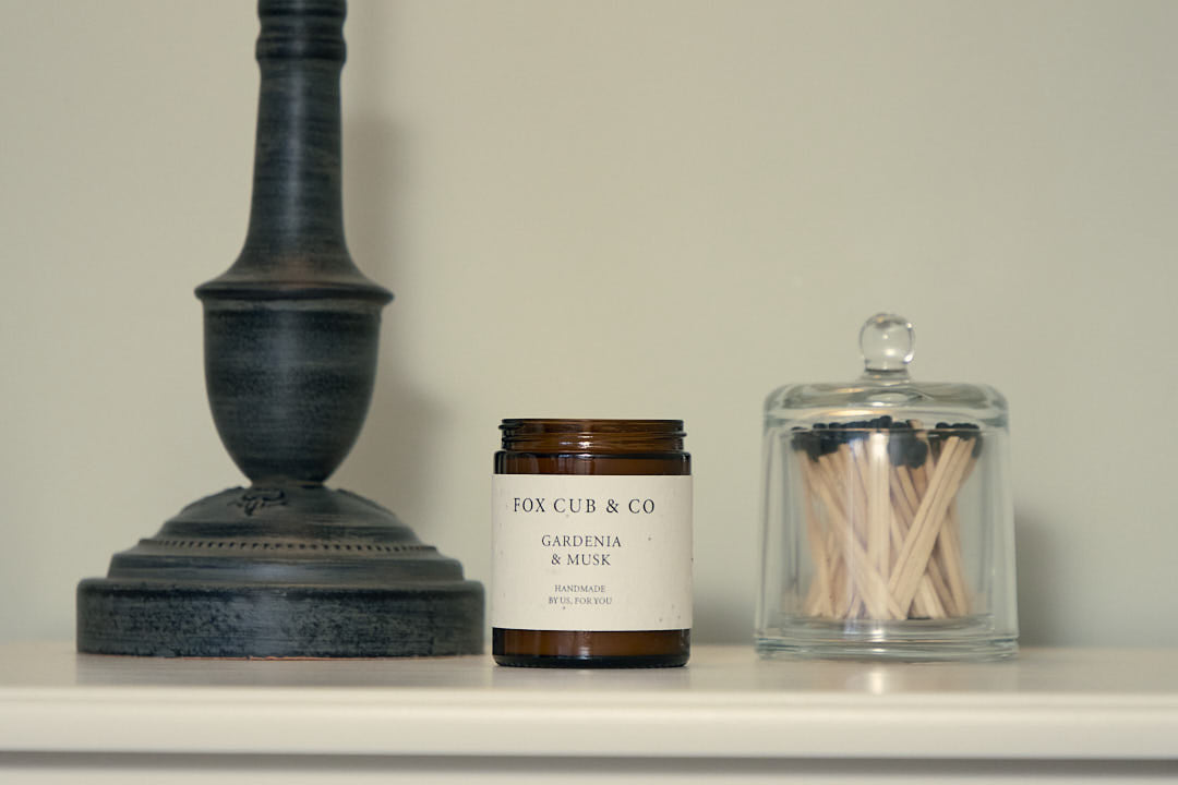 Gardenia & Musk Candle